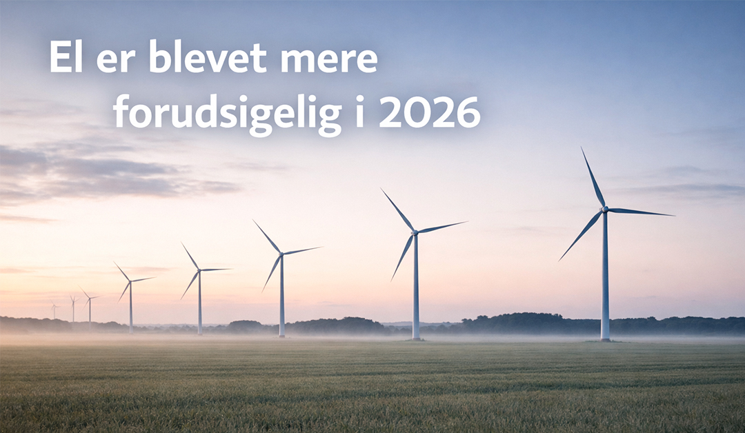 El er blevet forudsigelig igen – derfor ændrer danskernes forhold til strøm sig i 2026