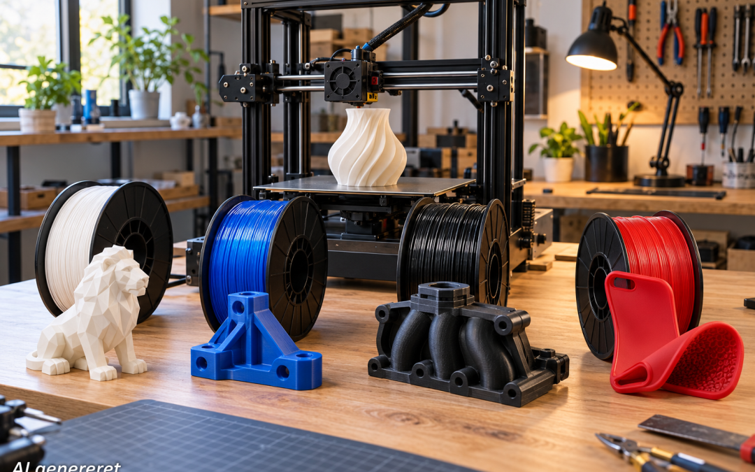 Valg af 3D filament: Hvilken type passer til dit projekt?